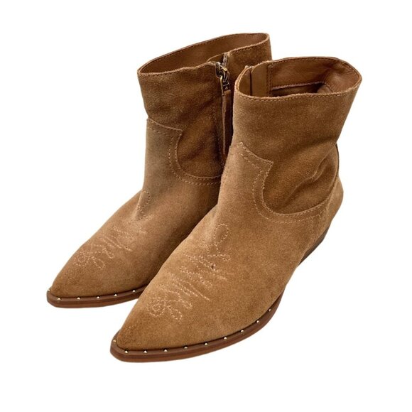 Sam Edelman Shoes - Sam Edelman Suede Western Booties